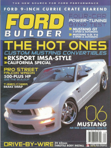 FORD BUILDER 2006 APR - TERLINGUA, 4.0 & 4.6L DYNO-TUNING, DELK MULE